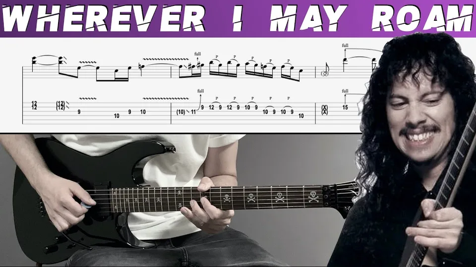Metallica - WHEREVER I MAY ROAM guitar tab