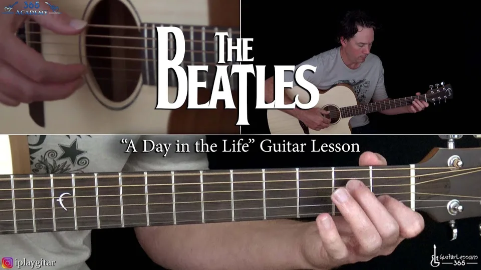 The Beatles - A Day in the Life guitar lesson