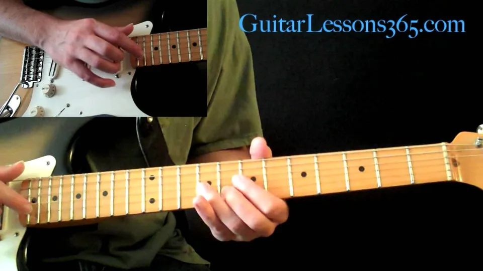 Andy Timmons - Electric Gypsy (Tap Harmonic Section & Bridge) guitar lesson