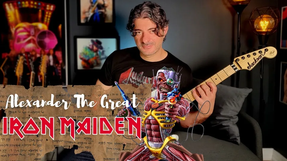 Iron Maiden - Alexander the Great guitar cover
