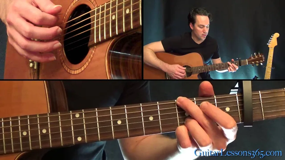 Oasis - Wonderwall guitar lesson