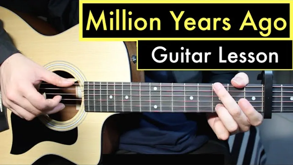 Adele - Million Years Ago guitar lesson