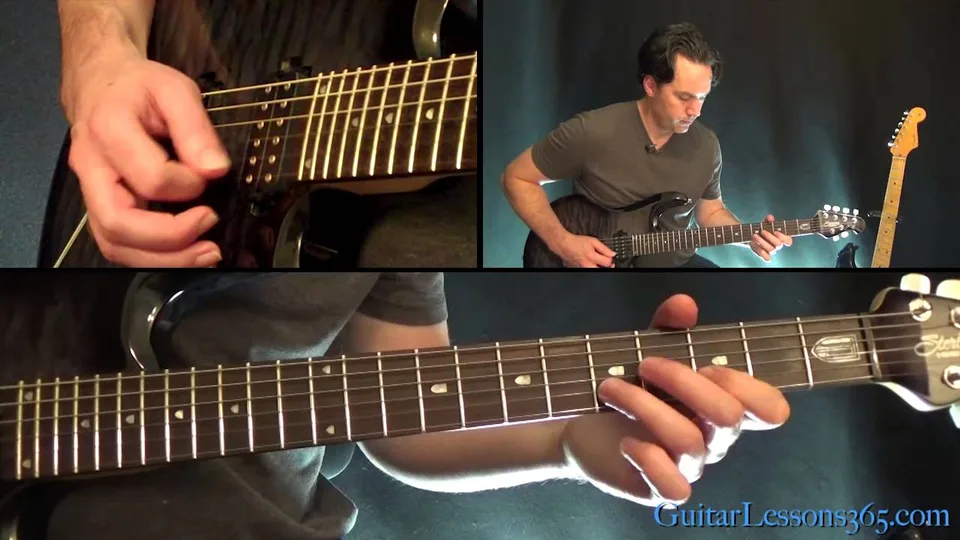Avenged Sevenfold - Hail to the King Pt.2 - Riffs guitar lesson video