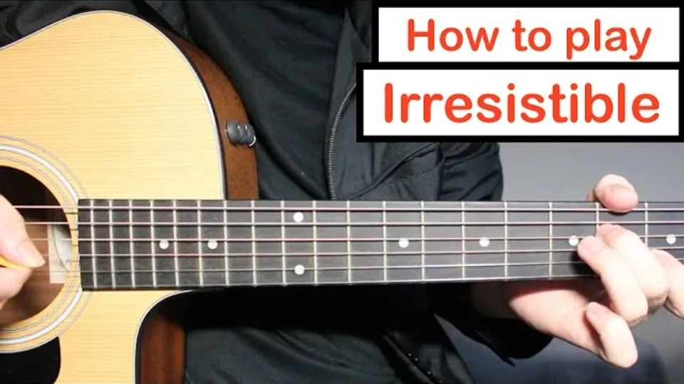 One Direction - Irresistible guitar lesson